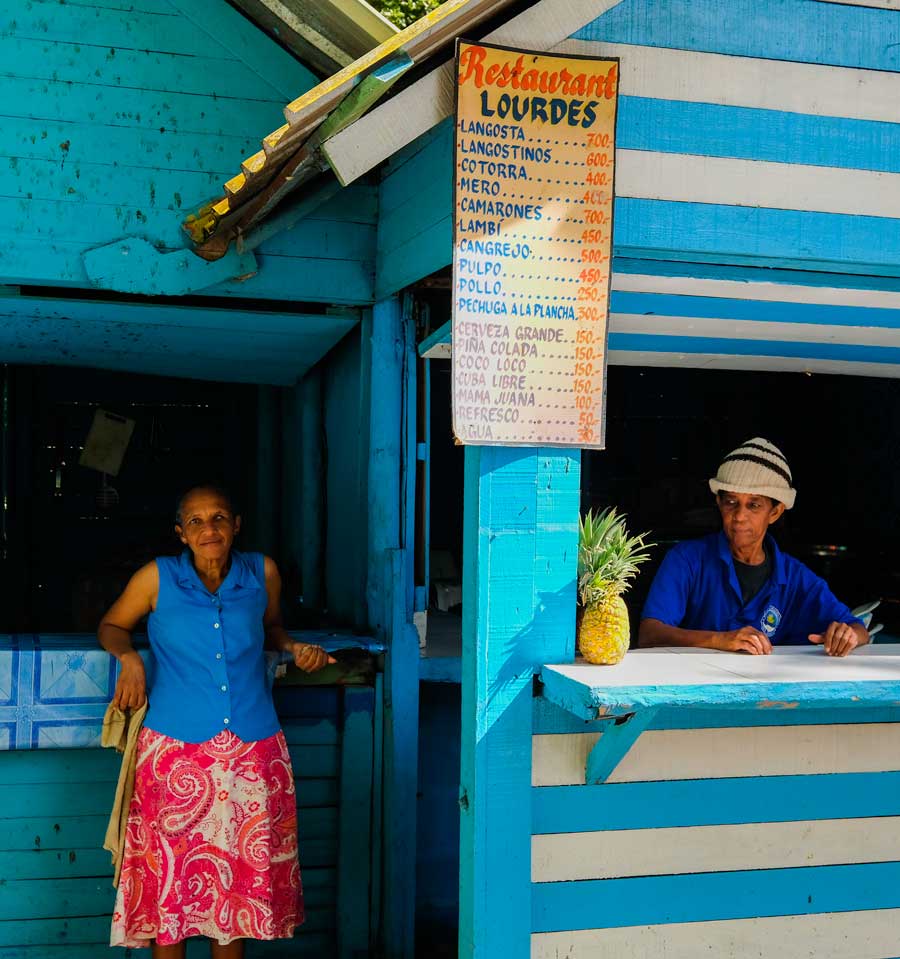 Local fresh sea food stand.